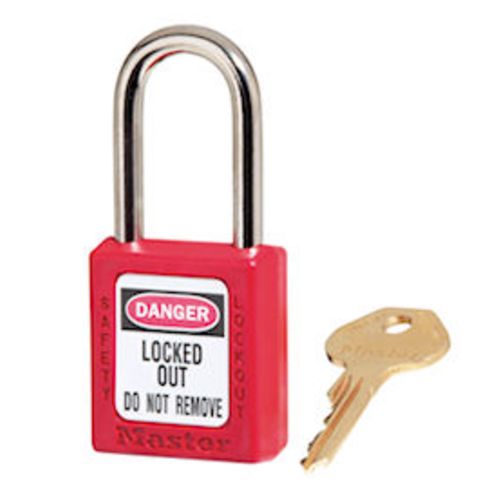Red Safety Padlock