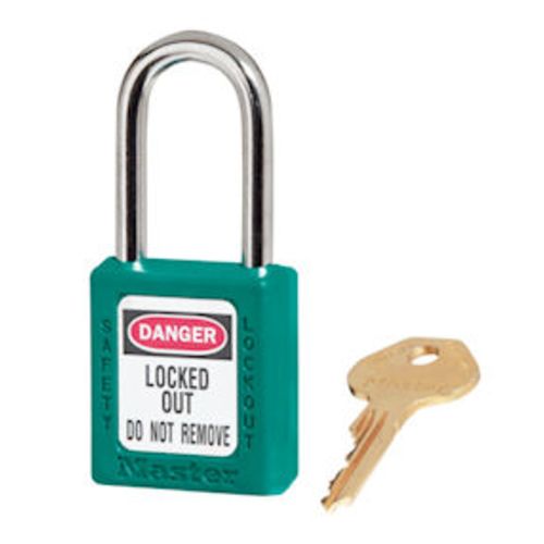 Keyed-Alike Teal Padlock