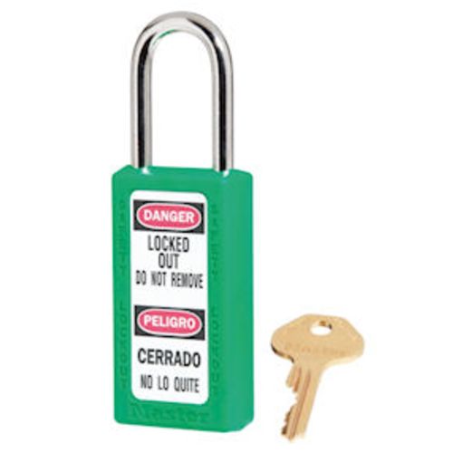 Green Safety Padlock