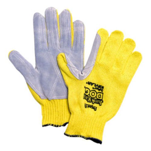 Junk Yard Dog® Standard Weight Cut Resistant Gloves, Mens, Kevlar/Leather