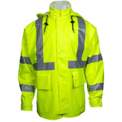 Arc H2O FR Hi-Viz Yellow Rain Jacket, Type R Class 3