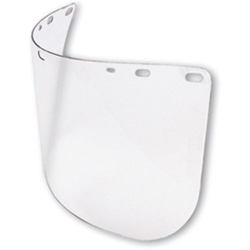 North Faceshield Visor, 8 in x 15.5 in x 0.04 in, Clear