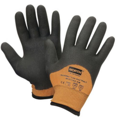 Gloves Cut Resistant Size9 Fiber Black/Orange Brsh Acry PVC