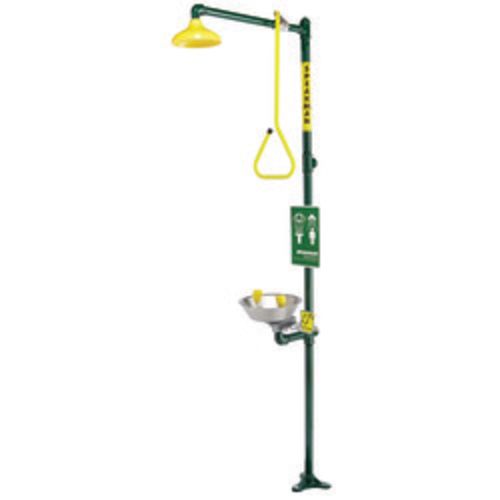 Combination Emergency Station with Stainless Steel Bowl Eyewash