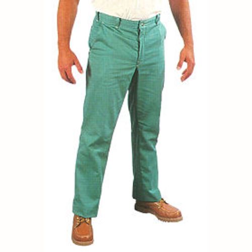 Flame-Resistant Green Sateen Pants