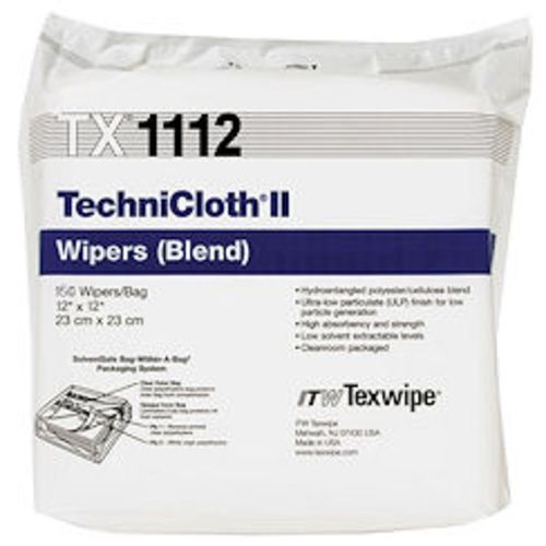 TechniCloth® II Dry Nonwoven Cleanroom Wipers, Non-Sterile