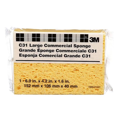 SPONGE,COMMERCIAL LRG