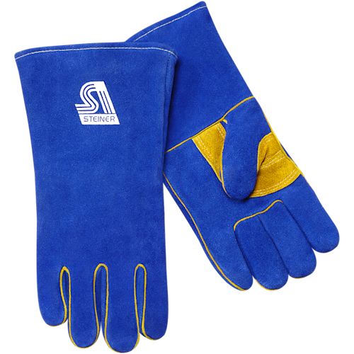 Premium Side Split Cowhide Stick Welding Gloves, ThermoCore Foam Lined