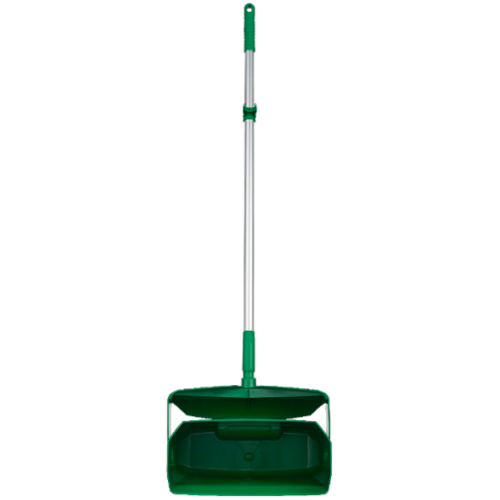 Green Dust Pan with Broom