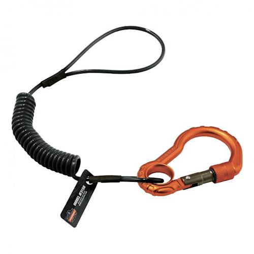 Squids® 3156 Coiled Tool Lanyard w/Carabiner