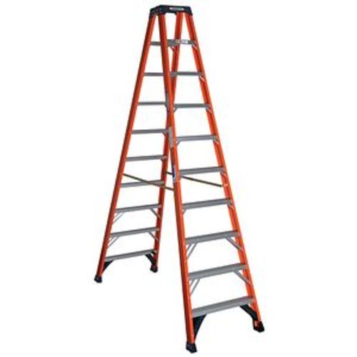 Fiberglass Twin Ladder, 10'
