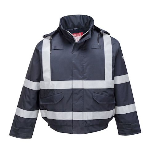 Bizflame Rain FR Bomber Jacket, Navy