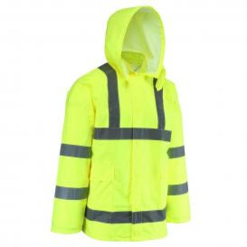 Hi-Visibility Waterproof Jacket, ANSI Type R Class 3