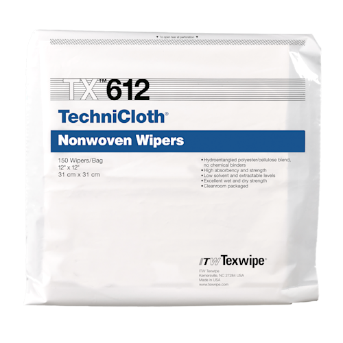 TechniCloth® Dry Nonwoven Cleanroom Wipers, Non-Sterile
