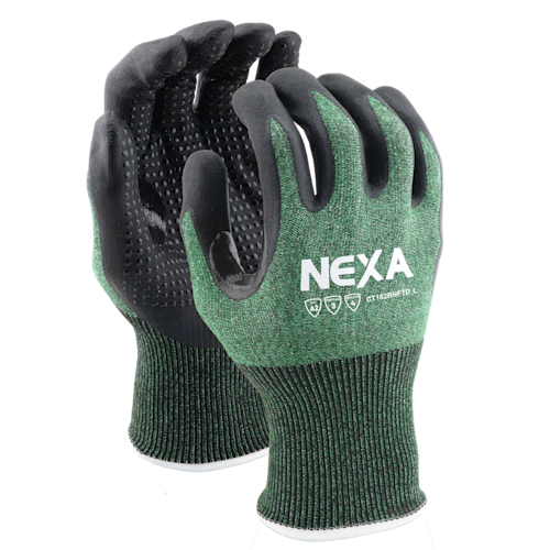 NEXA&trade; Cut Resistant Glove With Nitrile Coating, Dotted, Cut Level A2