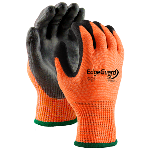 EdgeGuard5z&trade; Hi Viz Cut Resistant Glove with PU Coating, Cut Level A5