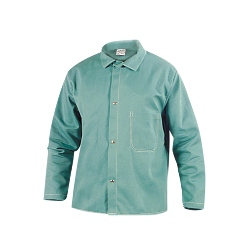 Flame Resistant Green Sateen Jacket