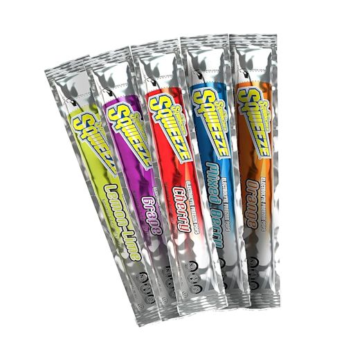 Sqweeze Freeze Pops, Assorted Flavors: Cherry, Grape, Lemon-Lime, Orange and Mixed Berry