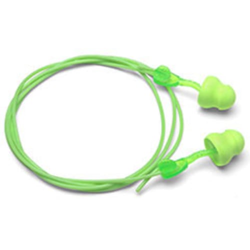 Glide Foam No Roll Twist-In Earplugs with Optional Cord