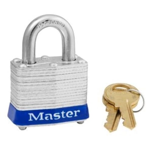 Keyed-Alike Master Key Steel Padlock