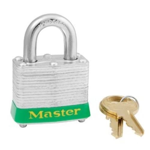 Keyed-Alike Master Key Steel Padlock