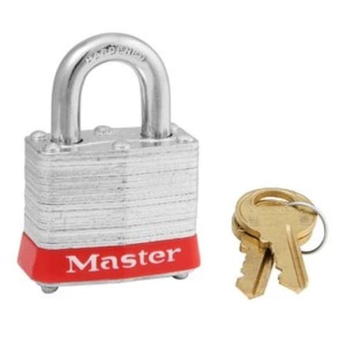 Keyed-Alike Master Key Steel Padlock