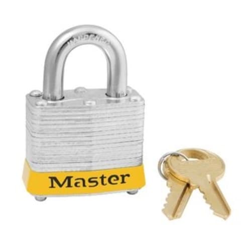 Keyed-Alike Master Key Steel Padlock