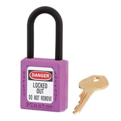 Purple Safety Dielectric Padlock