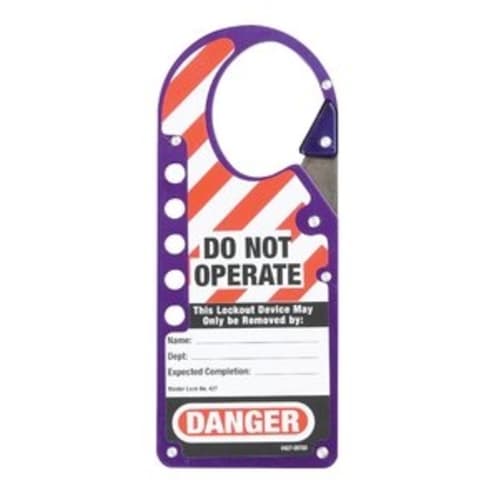 Labeled Snap-On Hasp