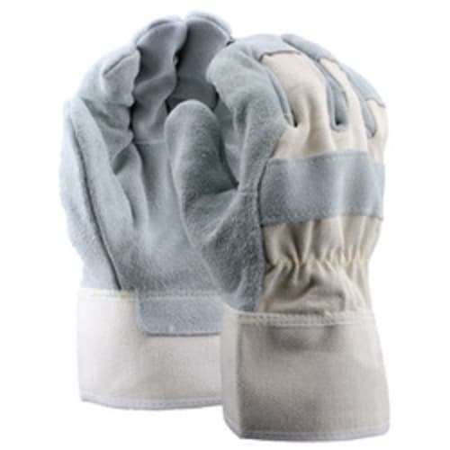 Leather Palm Gloves with Safety Cuff, Kevlar Sewn, Premium Grade