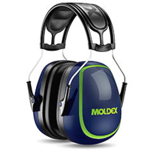 MX-5 Earmuff, NRR 27DB, over the head, cushion ribbed headband, non-slip wire, larger extra soft ear cushions, PVC free, 10 each per case