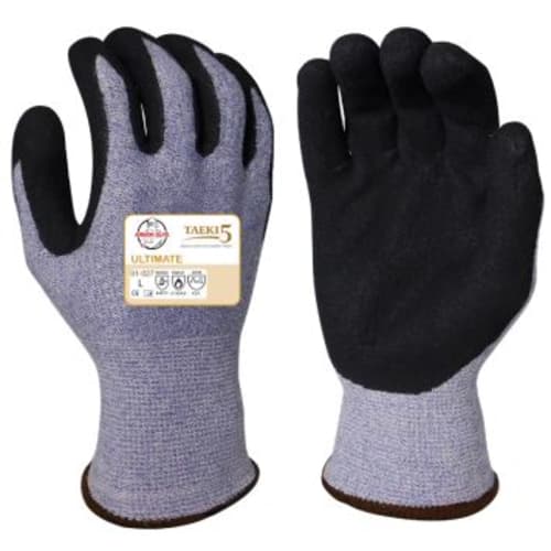 Gloves,13 gauge Taeki5 liner nitrile coating