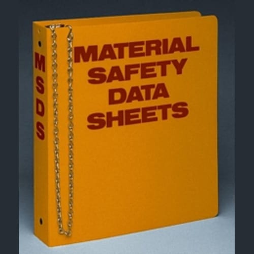 Standard MSDS Binders