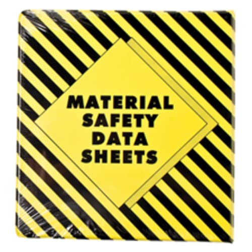 MSDS Binder and User's Guide