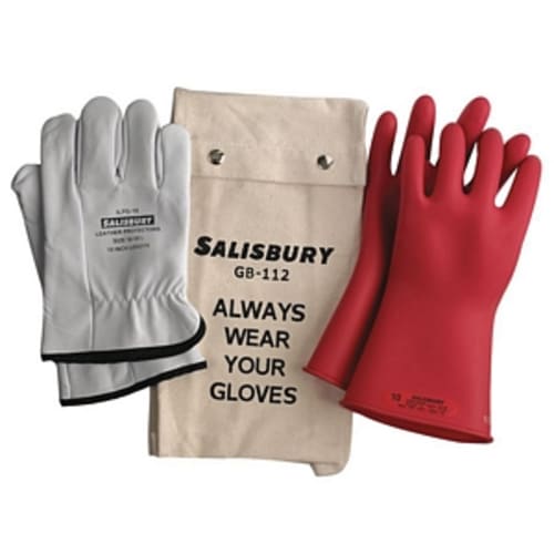 Electrical Glove Kit, Size 9, Red