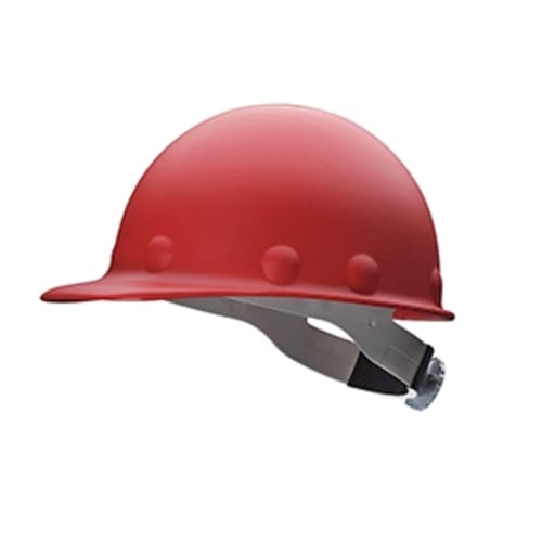 Roughneck P2 Hard Hat, Universal, Front brim Style, 8 Point Ratchet Suspension