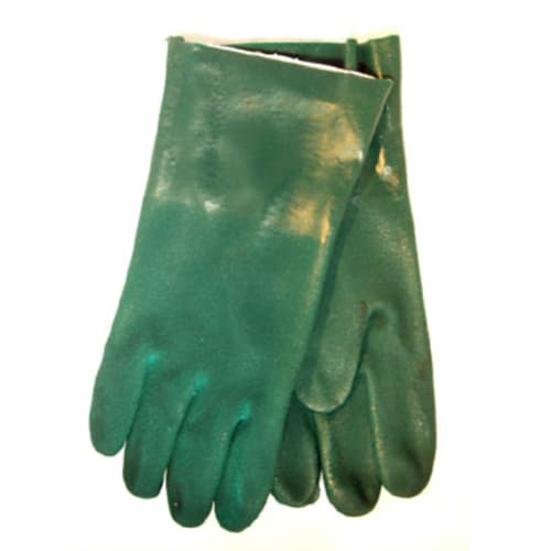 Premium Double-Dipped Green PVC/Nitrile Gloves