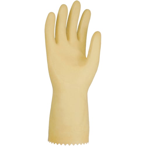 Natural Latex Canners Gloves, 18 mil, Diamond Grip