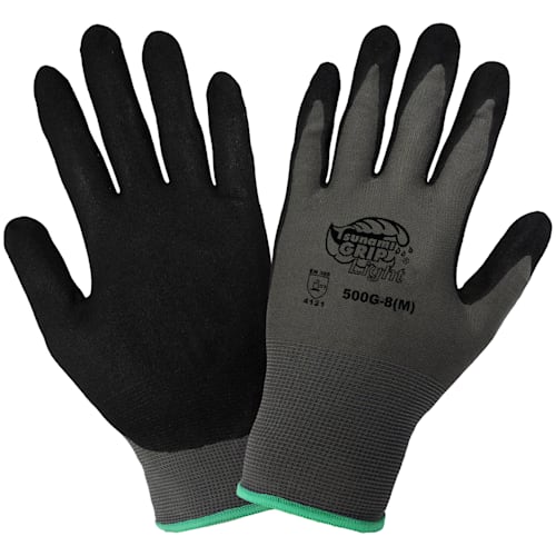 PIP Cut-Resistant Glove: 3XL ( 12 ), ANSI Cut Level A3, 3/4, Dipped, Foam  Nitrile, Sandy, 12 PK