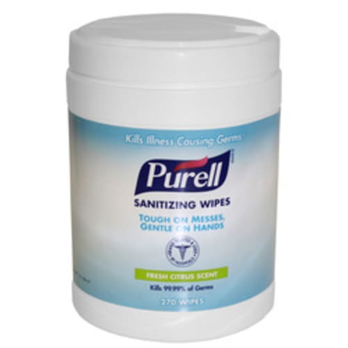 Gojo 9113-06 Purell Sanitizing Hand Wipes