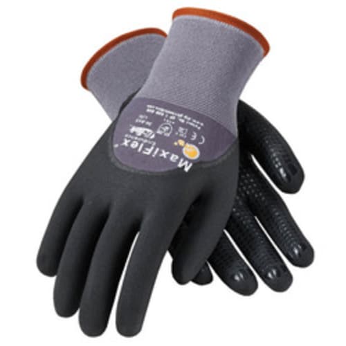 G-Tek MaxiFlex Plus Nitrile-Coated Nylon Gloves