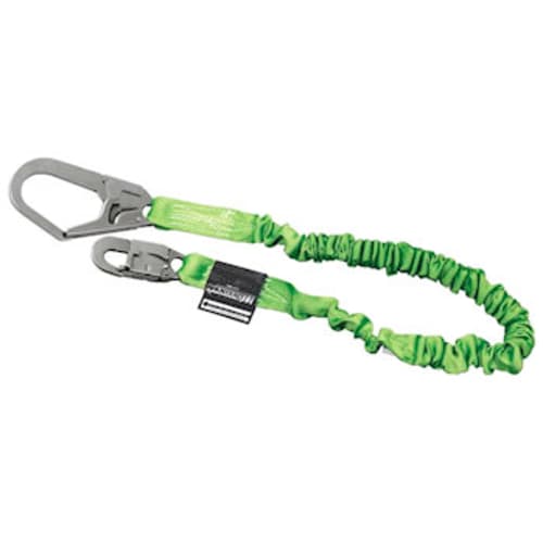 Miller Stretchable Shock Absorbing Safety Lanyard, 6 ft, 310 lb