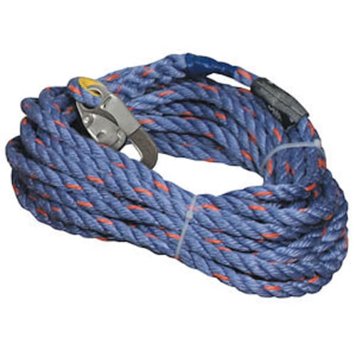 Vertical Safety Lifeline, 50 ft, 310 lb