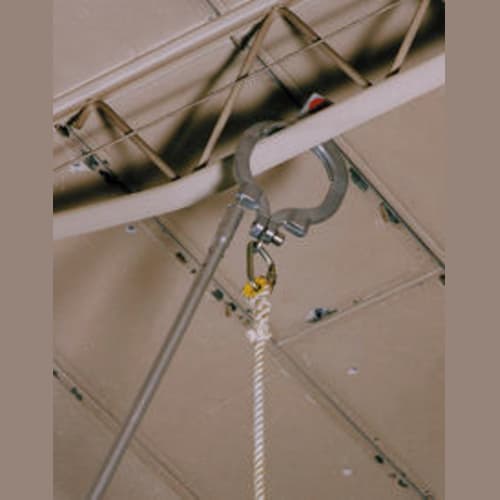 Temporary Beam Hook Anchor, 400 lb, Fiberglass