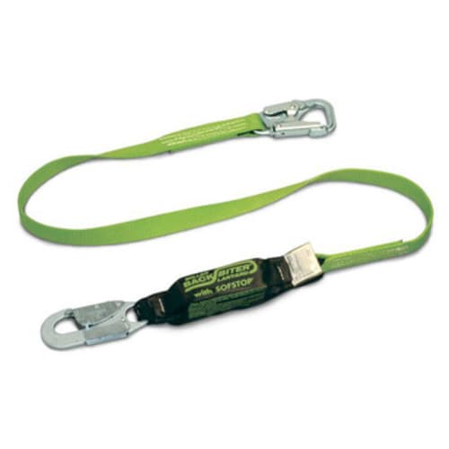 Shock Absorbing Tie Back Safety Lanyard, 4 ft, 310 lb