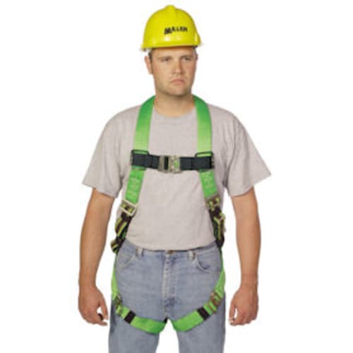 Miller DuraFlex Python Full Body Stretchable Safety Harness, Universal, 400 lb