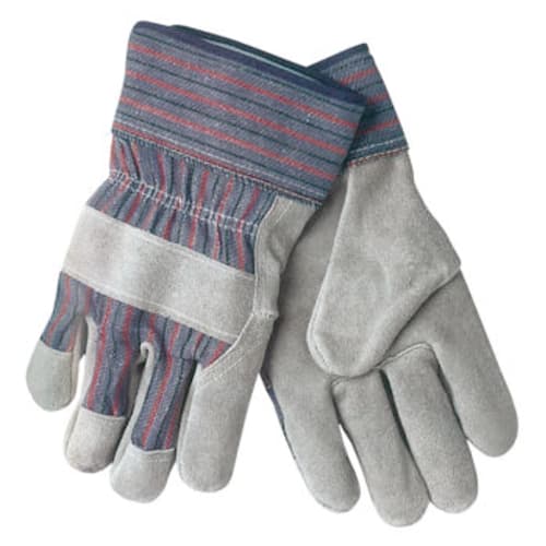 Insulated Gunn Pattern Leather Palm Gloves