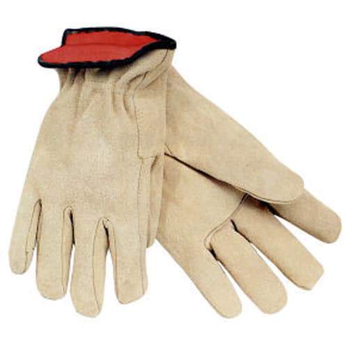 Insulated Pile-Lined Leather Drivers Gloves