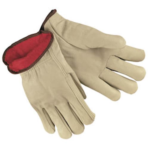 Insulated Fleece/Foam Cow Leather Drivers Gloves