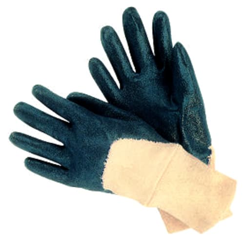 3/4 Coated Nitrile Glove with Interlock Liner, Knit Wrist